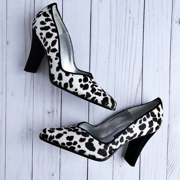 Sergio Zelcer Shoes - Sergio Zelcer Spanish Leather Pony Print Pumps